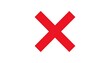© Yayang - Red X on white background