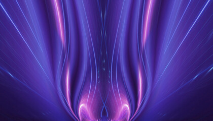 Wall Mural - abstract futuristic neon background, glow, light reflection.