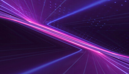 Wall Mural - abstract futuristic neon background, glow, light reflection.