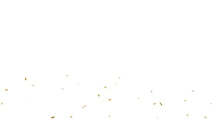 Colorful Confetti Burst Celebration Overlay Animation. confetti particles exploding and flying in all directions. Concept for celebration videos, party intros, event highlights, wedding videos,