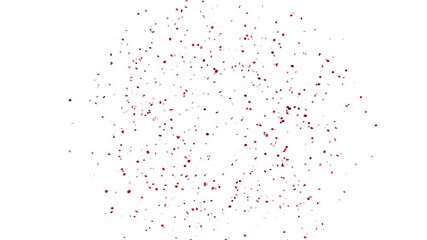 Party Confetti Explosion Effect for Events and Celebration. confetti particles exploding and flying in all directions. Concept for celebration videos, party intros, event highlights, wedding videos,