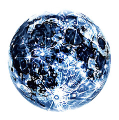 Canvas Print - PNG Sphere planet space technology.