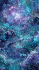 Wall Mural - Abstract Colorful Space Nebula