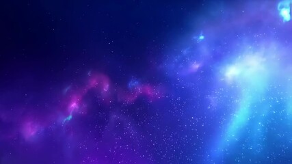 Wall Mural - Abstract background with stars galaxy video footage