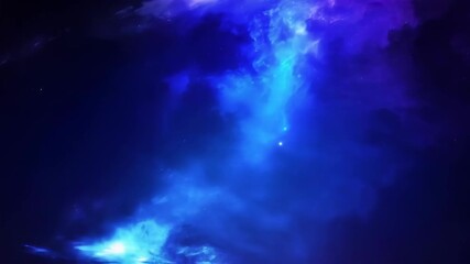 Wall Mural - Abstract background with stars galaxy video footage
