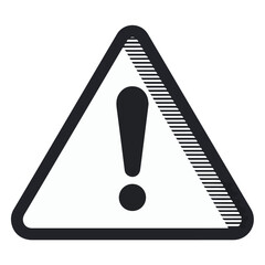 Wall Mural - Download high resolution attention sign vector image symbol of danger caution warning alert for graphic design use