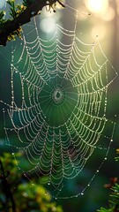 Dew-kissed spiderweb (1)