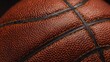© Vlad - Basketball Border. Closeup of Textured Basketball Detail in Standard Tournament Background