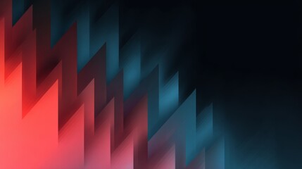 Wall Mural - Minimalist abstract background with gradient jagged zigzag pattern featuring geometric lines and sharp edges, modern digital wallpaper design for creative projects and contemporary graphic art