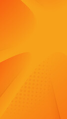 Wall Mural - dynamic orange abstract halftone background with gradient and lines.
