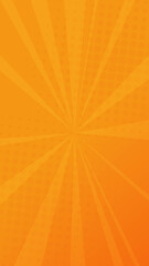 Wall Mural - dynamic orange abstract halftone background with gradient and lines.