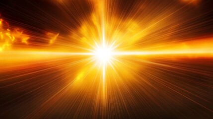 Wall Mural - stunning cosmic flare erupting from a radiant star, illuminating the universe with intense energy