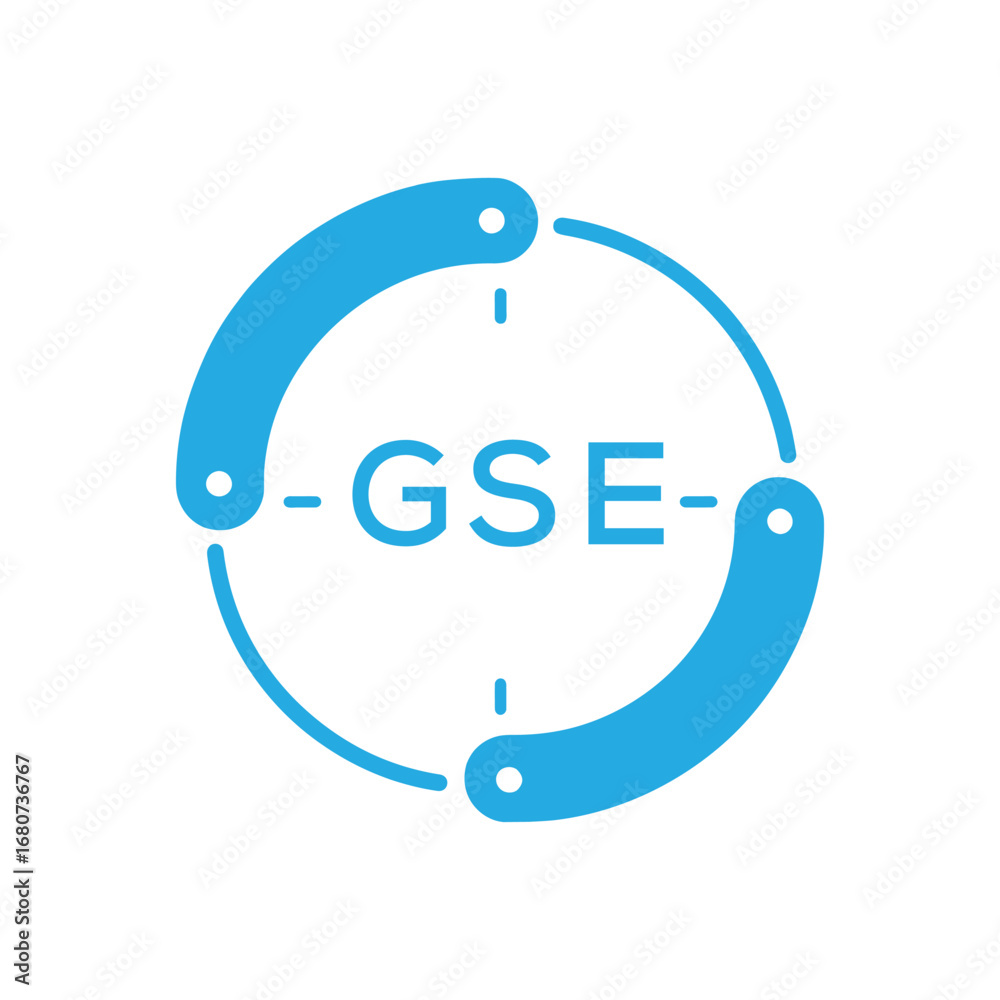 Logo Gse Computer GSE Modern Company logo. GSE Circular Technology Logo design for ...