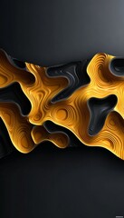 Wall Mural - Elegant Fluid Backdrop with Layered Curves, Decorative Design Element for Art Prints and Fabrics