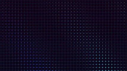 Wall Mural - trendy gride animation on dotted halftone background