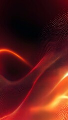 Canvas Print - dynamic abstract design with flowing red waves and smooth gradient textures for modern templates