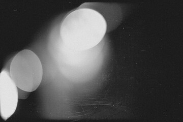 Wall Mural - light leak overlay effect with scratch dust and bokeh light leaks,retro noisy film texture light lea