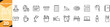 ©  Pixel iconsBox - Daily routine icon set for general platform use vector