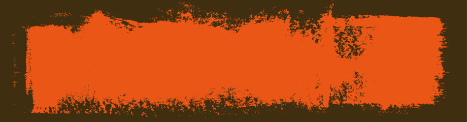 Wall Mural - Grungy Halloween red and black background. Creepy spooky vector hand-drawn ink banner. Maroon paint splash brush stroke. Horror border with grunge splatter texture. Punk sponge stamp effect. Urban bg