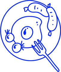 Naklejka na meble Breakfast