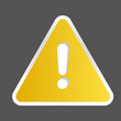 © @5pixel - exclamation mark, attention sign. danger sign, caution warning signs, black warning sign, alert sign, alert, warning,