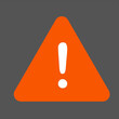© @5pixel - Warning icon, Attention sign. Danger sign, Caution warning signs, black warning sign, Exclamation marks, Danger warning attention icon.