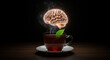 © nabeela  - Unlock peak mental performance with a steaming cup of brain-boosting tea for ultimate focus and clarity.