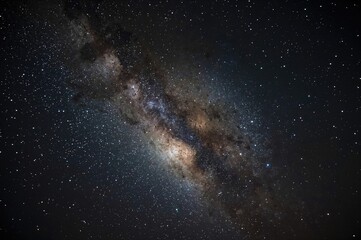 Wall Mural - The galaxy's core and surrounding invisible matter