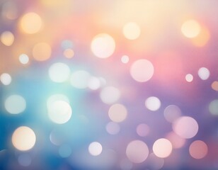 Wall Mural - flat lay of pastel gradient texture with soft blurred lights and bokeh effect