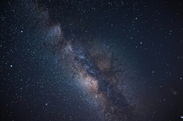 Wall Mural - Galaxy Andromeda beneath a star-filled sky