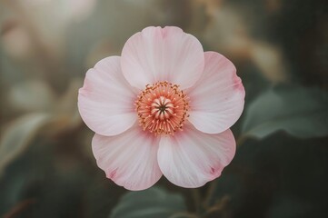 Wall Mural - Gentle and hazy floral backdrop featuring Rangoon blossoms