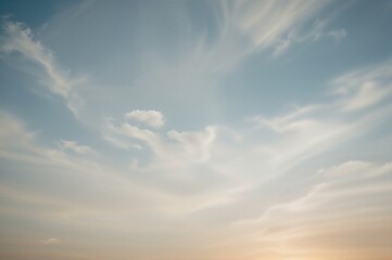 Wall Mural - light-colored clouds