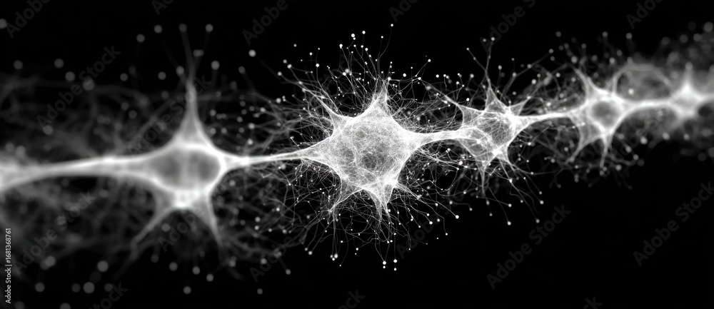 Neuron Structure Pattern Detailing neuron structure insights Stock Photo | Adobe Stock