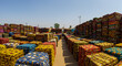 Traditional Nigerian Ankara fabric bales with African wax prints --ar 169.jpg