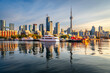 Toronto, Ontario, Canada cityscape on Lake Ontario