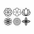 © Amir - Modern Floral Line Art Icons Bundle