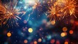 © Tetiana - Colorful Bokeh In The Night Sky: A Display Of Abstract Fireworks Captures The Stunning Beauty And Brilliance Of Fireworks With Blurred Colors And Shapes.