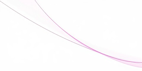 Wall Mural - Delicate pastel lines intersect on a pristine white background, creating a subtle, colorful web, modern, clean