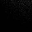 © Russell Edwards - Snowflakes. Falling snow isolated. Gentle fall of natural snowflakes, realistic winter effect, perfect for digital artwork. Overlay. Falling snowflakes on black background. Snowflake PNG