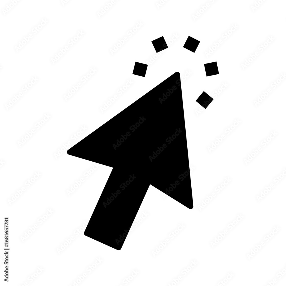 Vector de Stock Computer mouse click cursor. Load symbol. Pointer ...