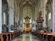 Graz, Austria. Interior of Graz Cathedral (St. Giles' Cathedral). The church was built in 1438-1462 as court church. It was elevated to cathedral status in 1786.