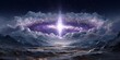 © Jane - A beautiful, glowing portal in the middle of a star field, with a sense of mystery and endless possibilities