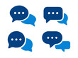 © Motin - chat message icon set, Chat speech bubble, Social media message. Vector illustration
