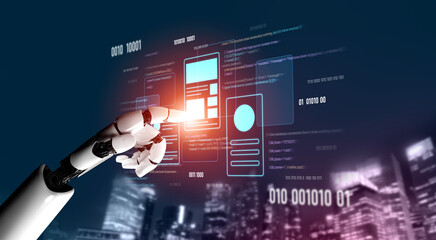 AI designing UI UX interface, optimizing application layout, reviewing structure, and aligning code functionality with visual design components and user experience goals. Vouch