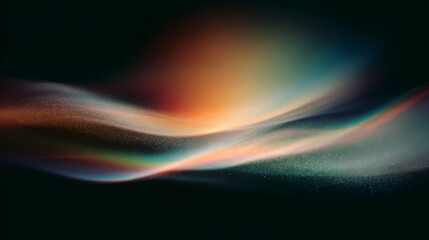 Wall Mural - Abstract cosmic dust in fluid wave motion. Colorful particles and light trails creating dynamic art. Digital wallpaper for modern design.