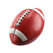 © Kadirun - Vivid rendering of a red and white football, isolated on a black background