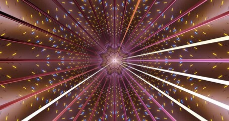 Wall Mural - bright and vibrant lines radiate from a central point, creating a mesmerizing visual experience. the