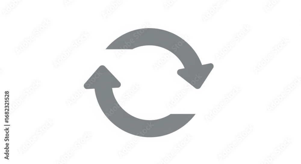 Refresh icon vector image for reload and update concept with arrow ...