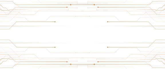 Wall Mural - vector abstract technology background circuit board for web banner background