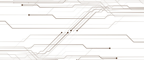 Wall Mural - vector abstract digital technology with line digital technological for web banner background